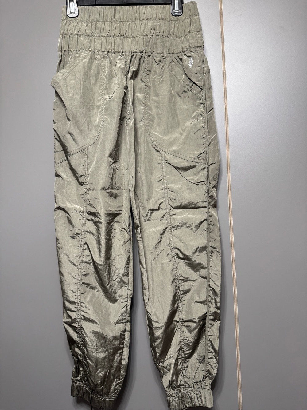 Free People Olive Green Drawstring Jogger Pants
